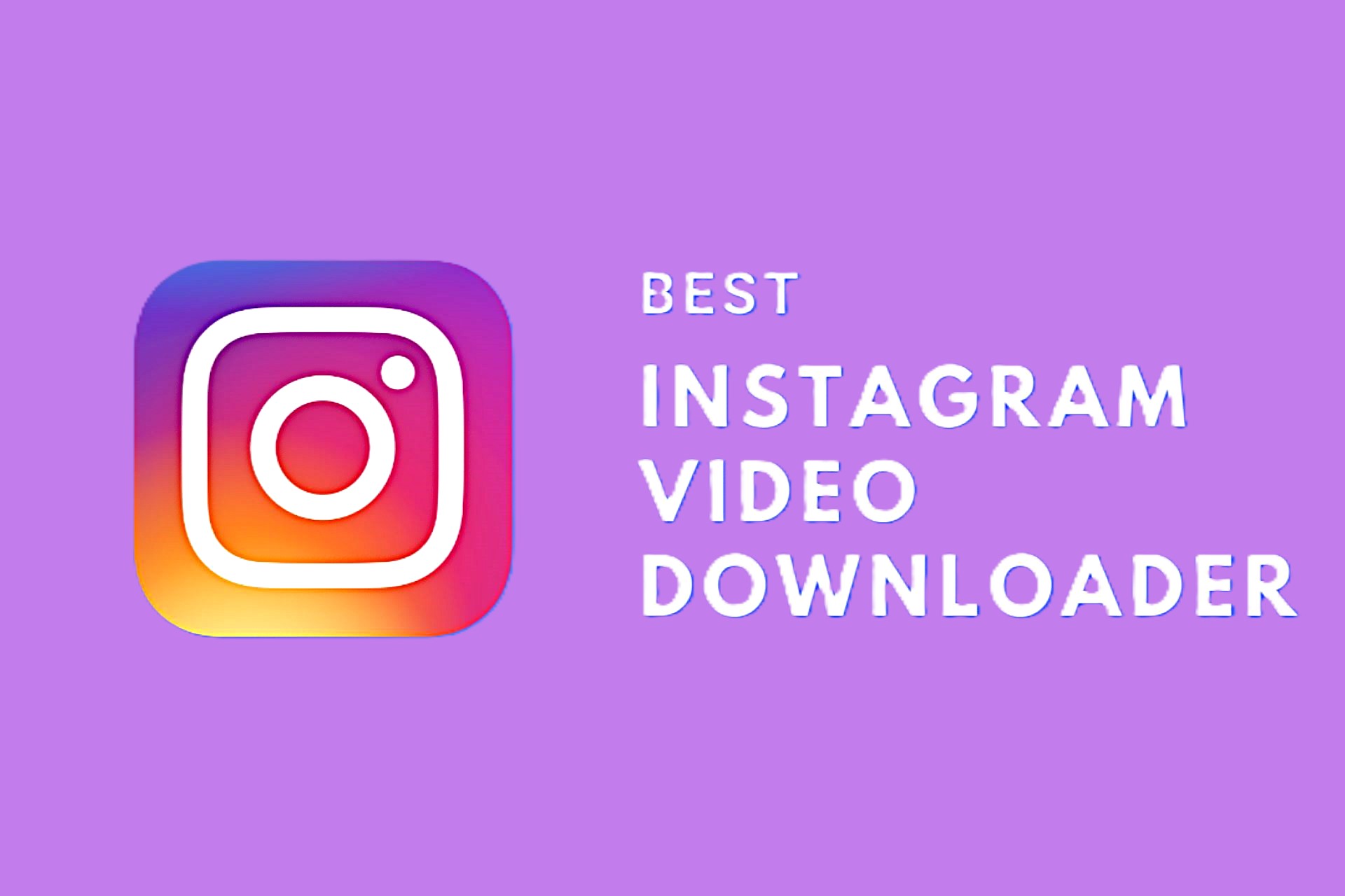 Instagram video downloader