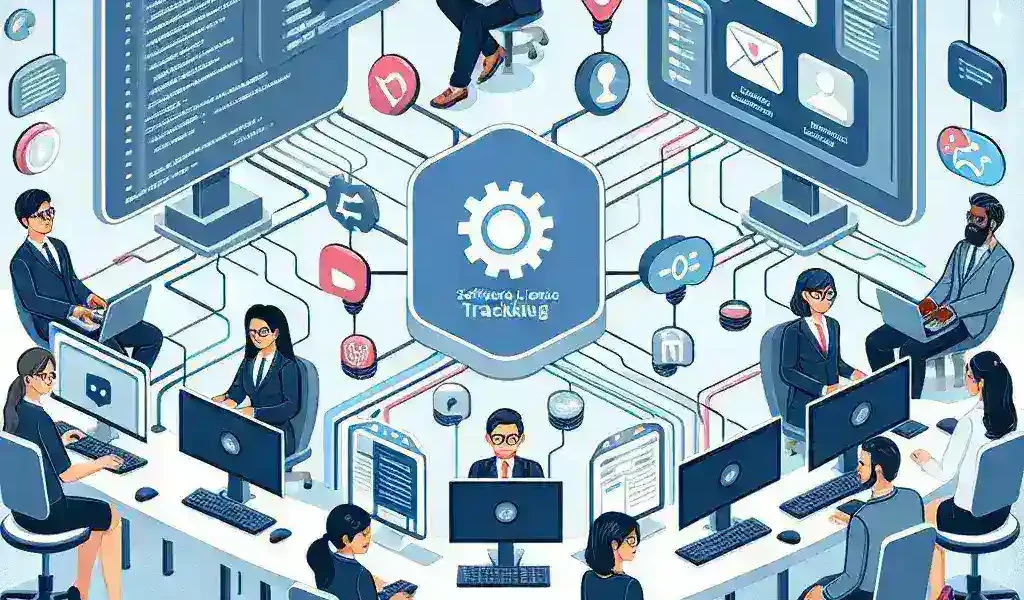 "Automated software license tracking tools dashboard showcasing real-time insights and analytics for efficient IT asset management."